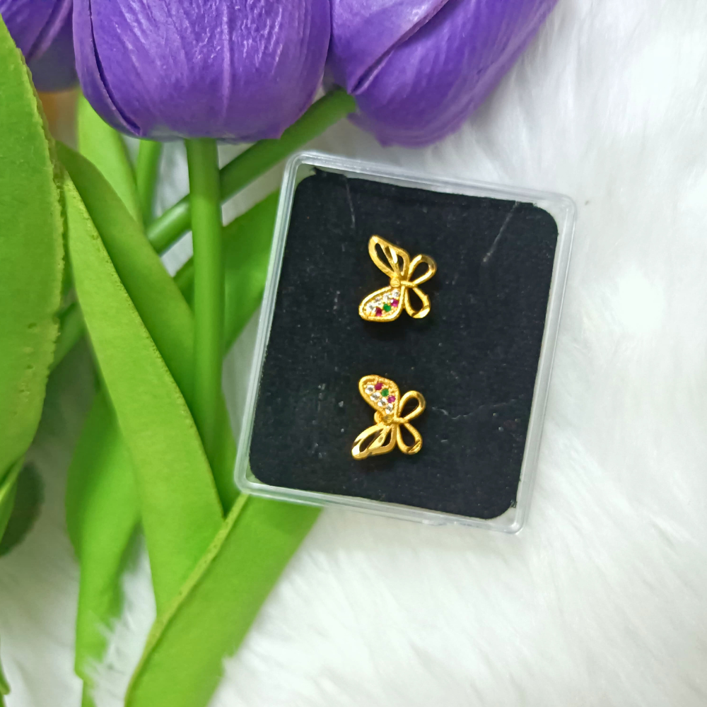 Beautiful Butterfly Stone Earrings