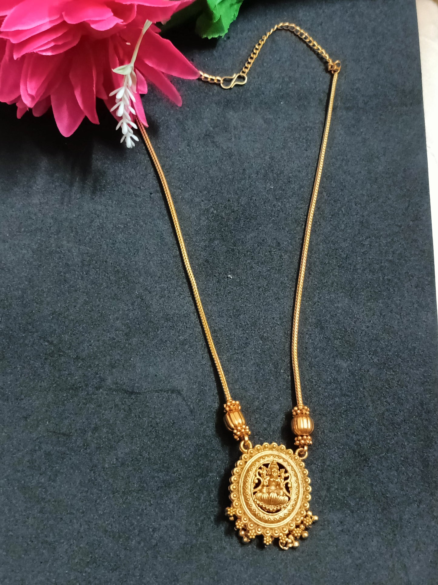 Lakshmi Pendant Antique Neckpiece