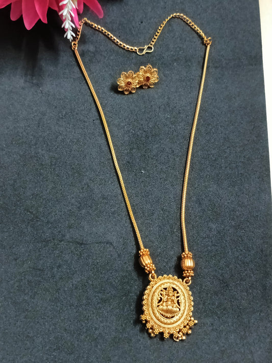 Lakshmi Pendant Antique Neckpiece