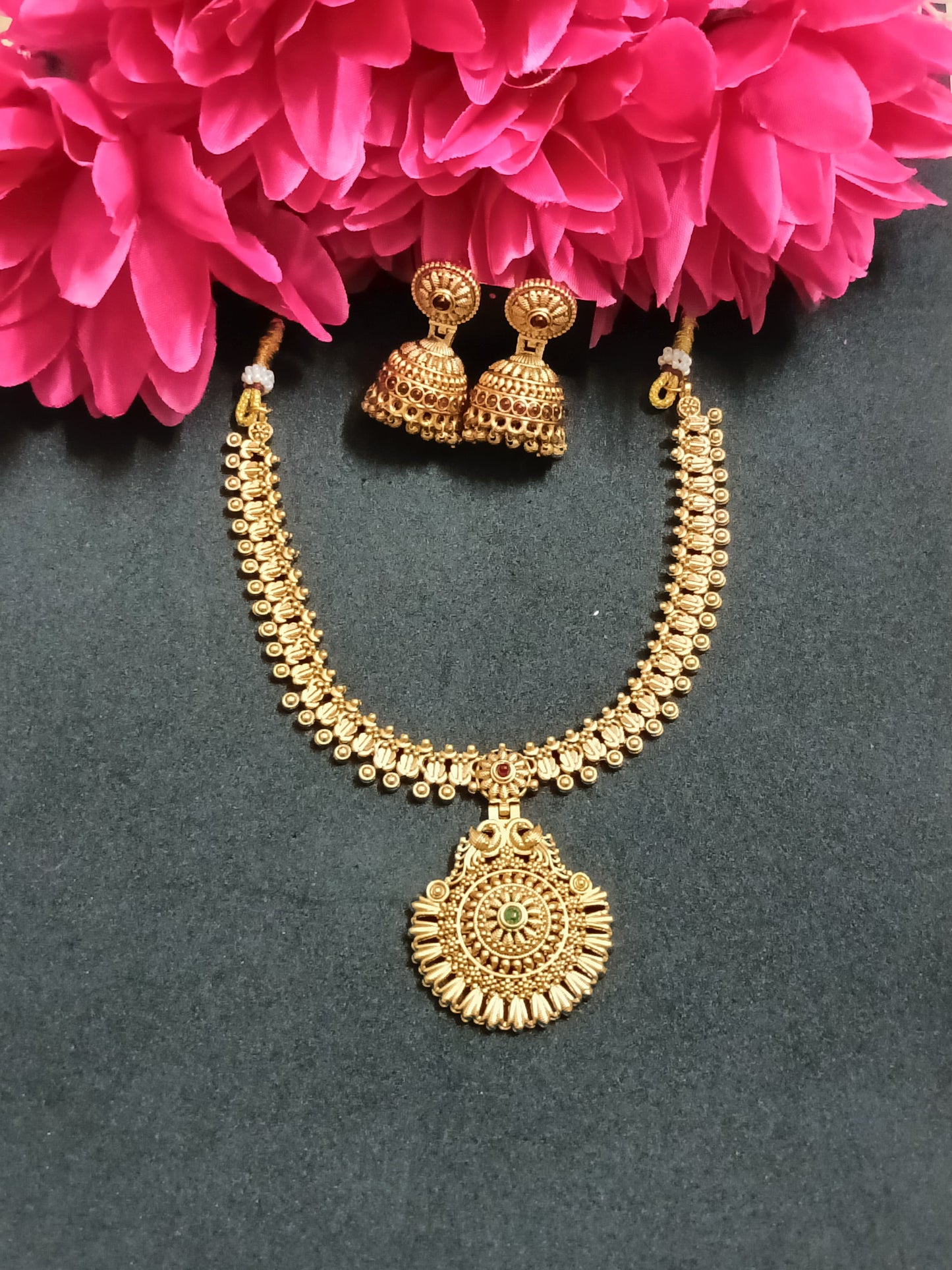 Antique Necklace Set with Earrings