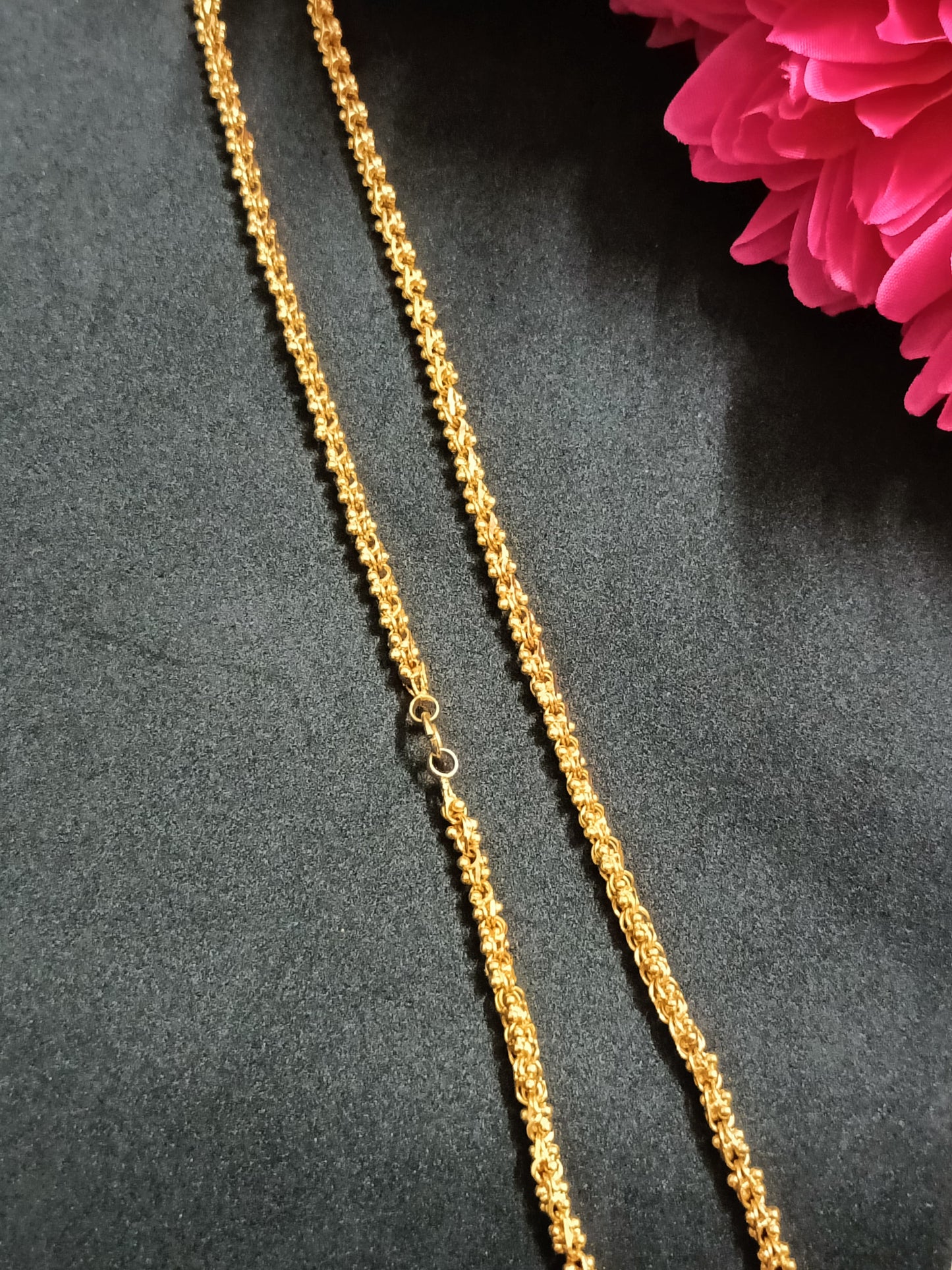 Women's Gold Plated Thali Chain 24'inch