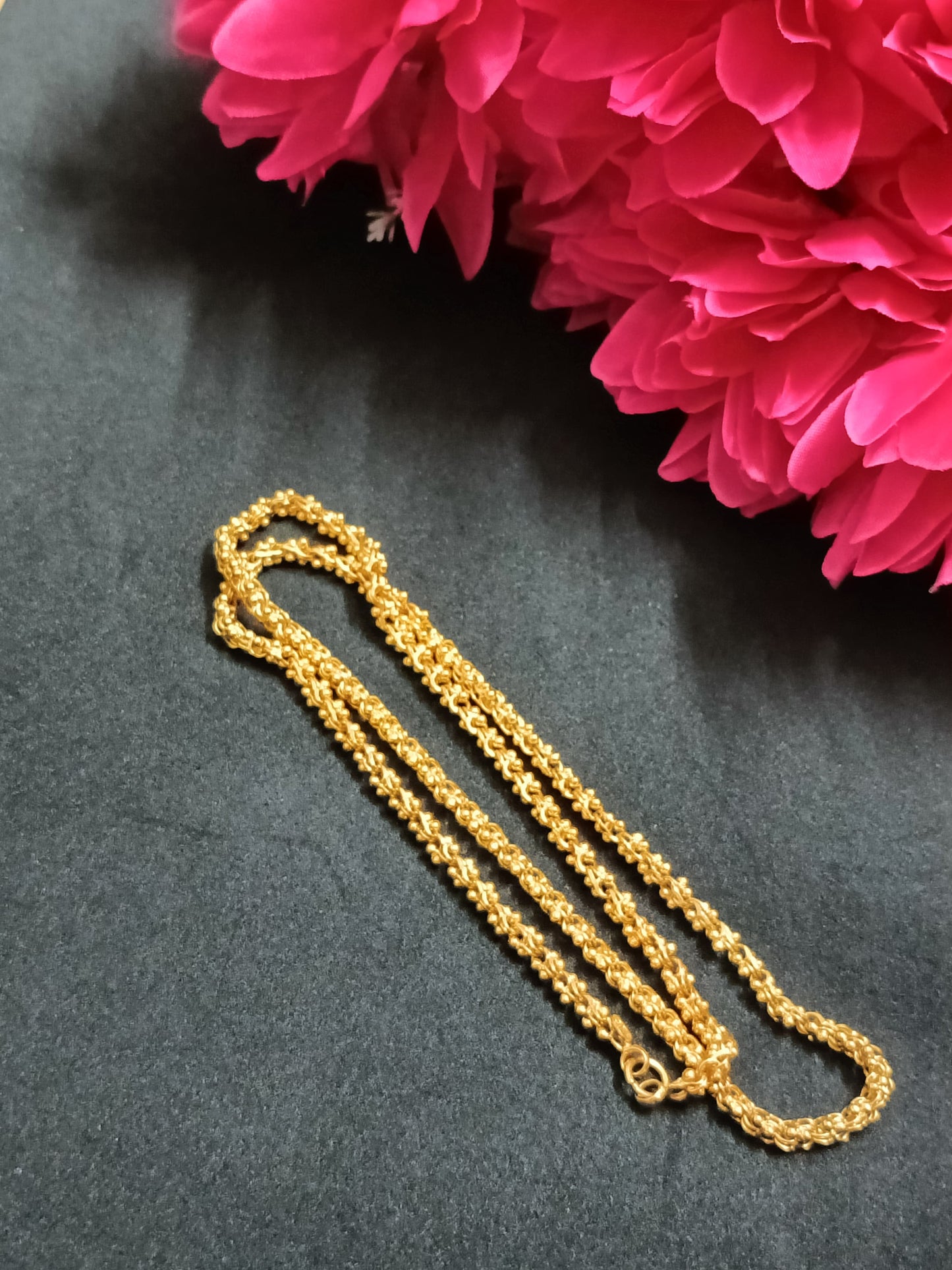 Women's Gold Plated Thali Chain 24'inch