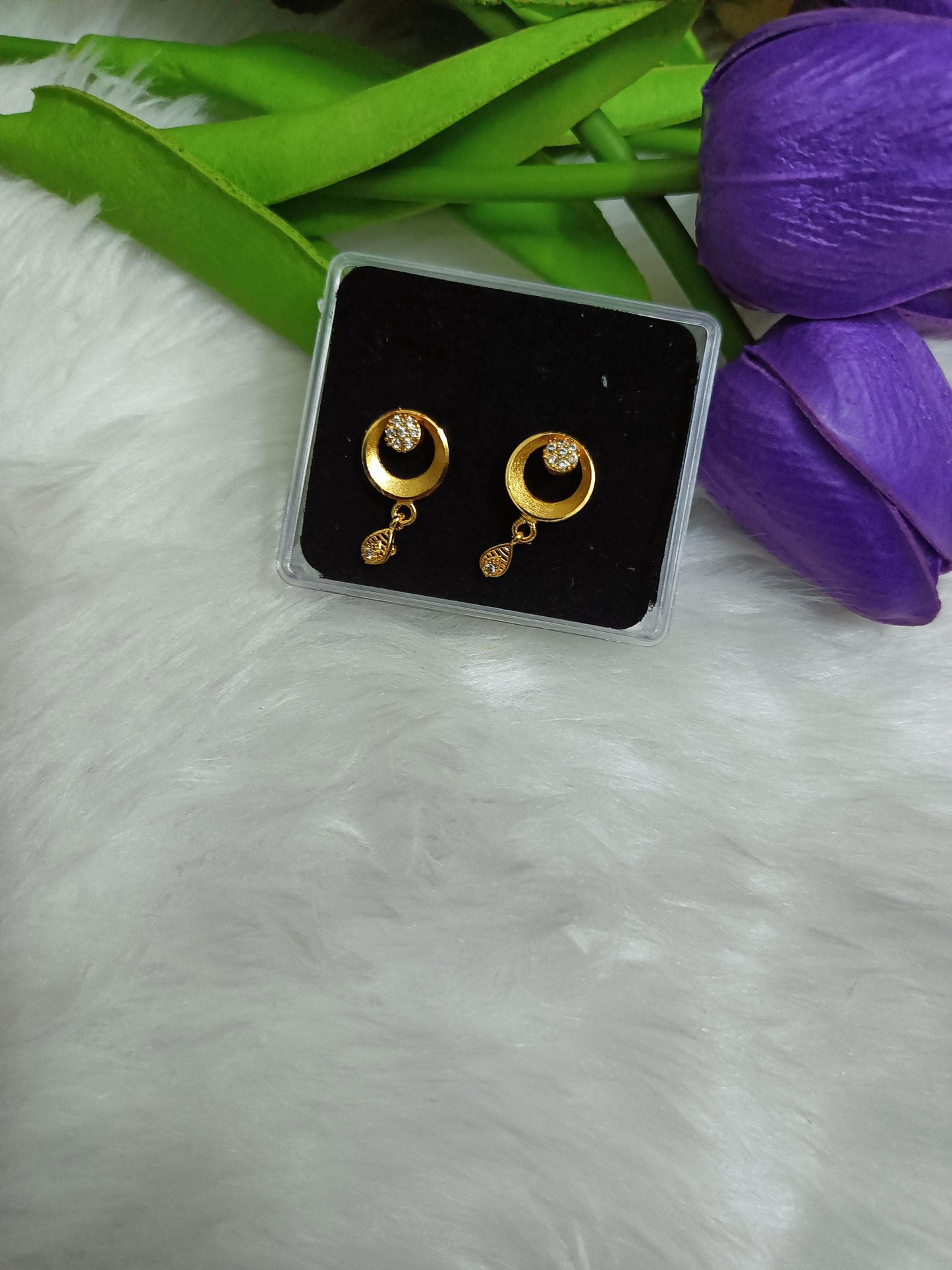 Unique Designed Stone Earrings