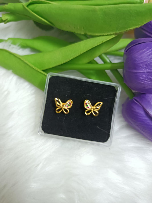 Beautiful Butterfly Stone Earrings